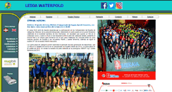 Desktop Screenshot of leioawaterpolo.com